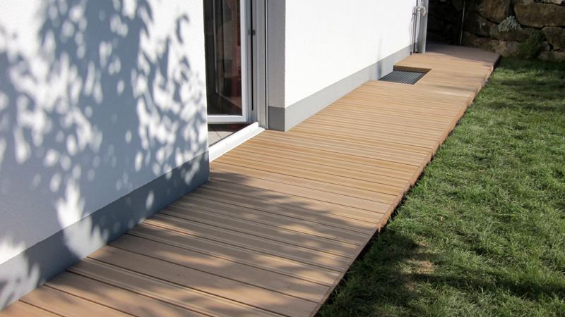 Terrasse en bois composite