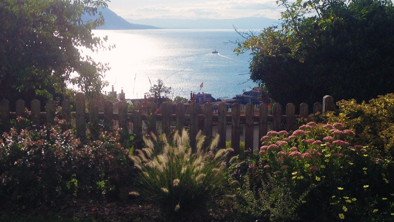 Un jardin à Montreux