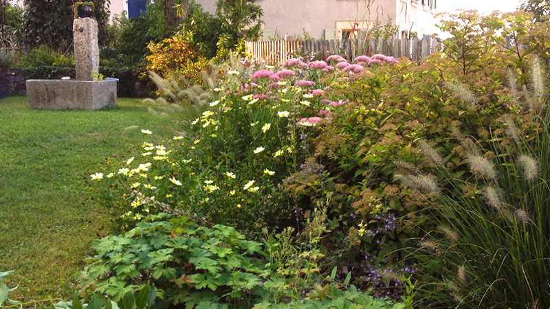 Un jardin à Montreux